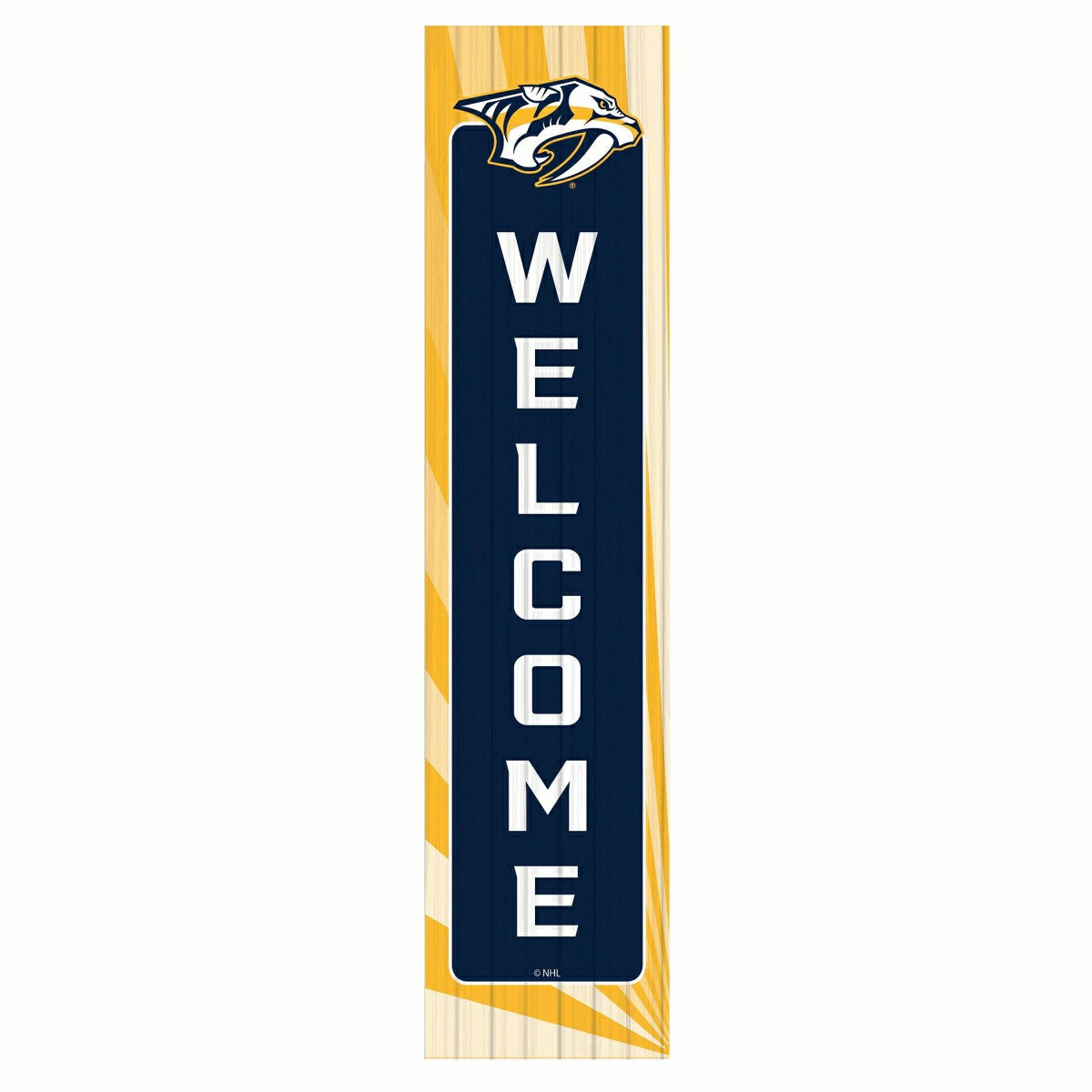 Nashville Predators Summer Seasonal Single Sided Large Leaner, 46"