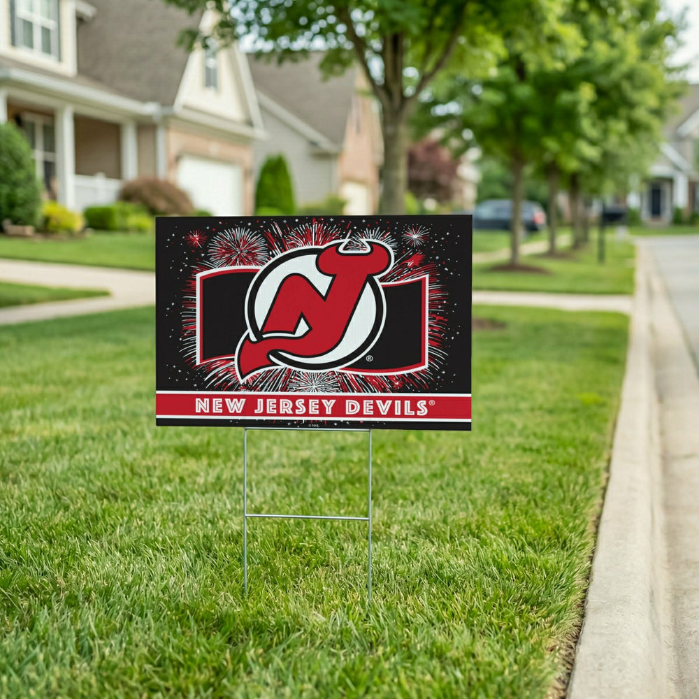 New Jersey Devils Yard Sign, Patriotic