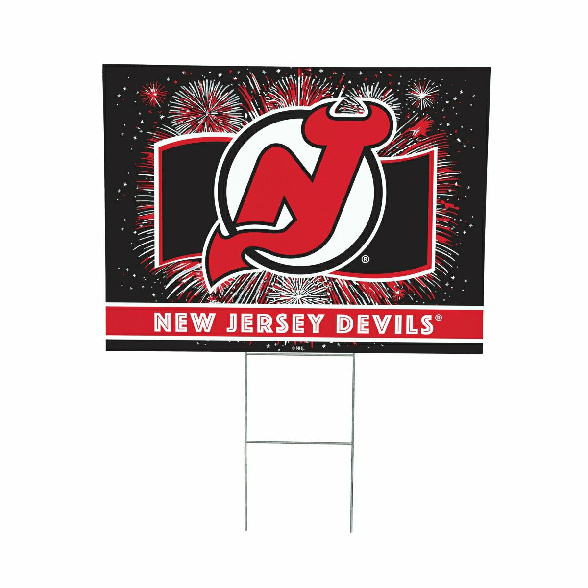 New Jersey Devils Yard Sign, Patriotic