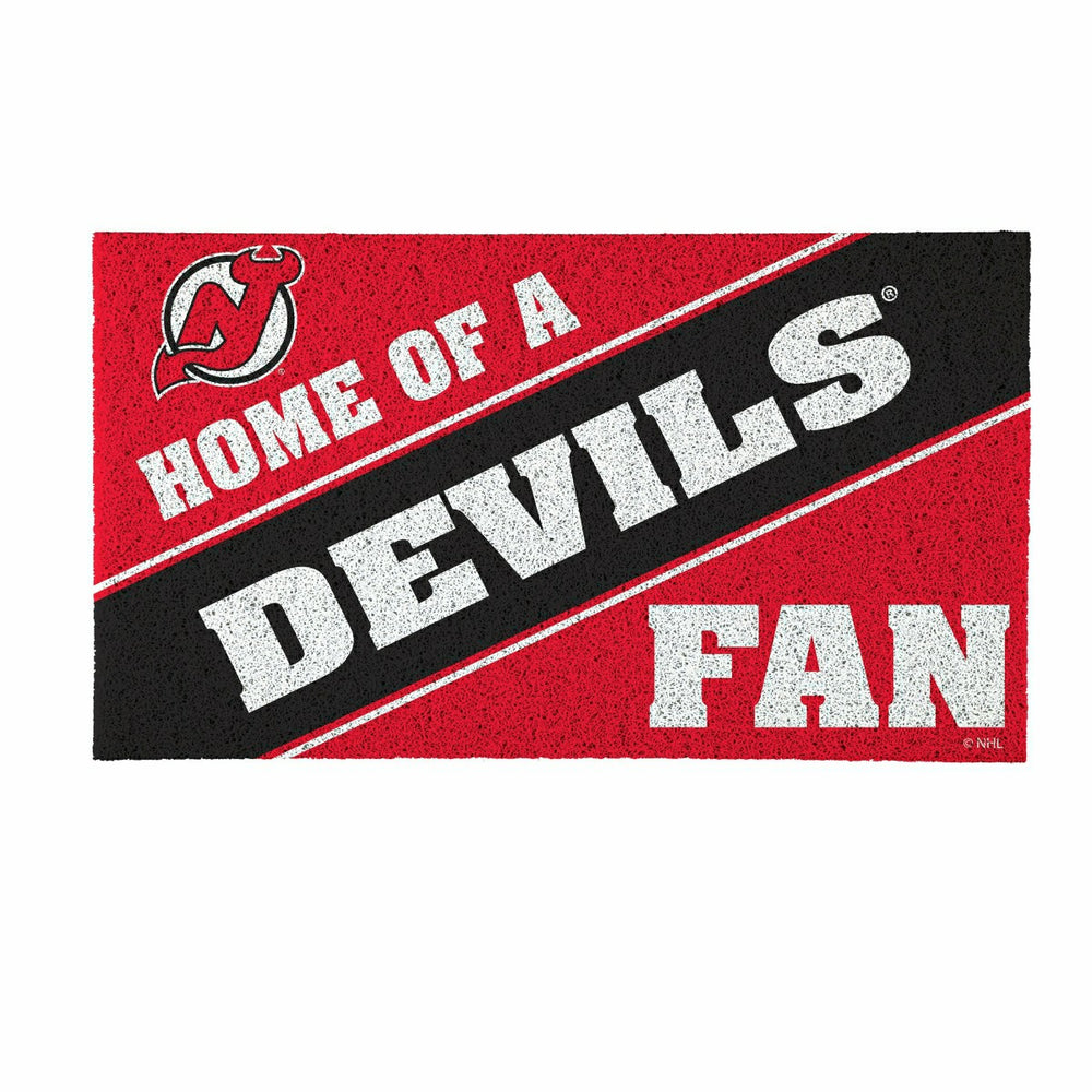 New Jersey Devils, PVC Mat COLOR, Home of a Fan