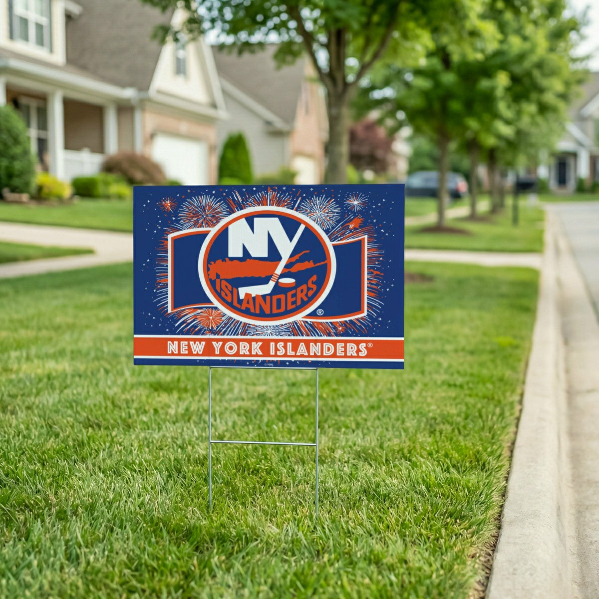 New York Islanders Yard Sign, Patriotic