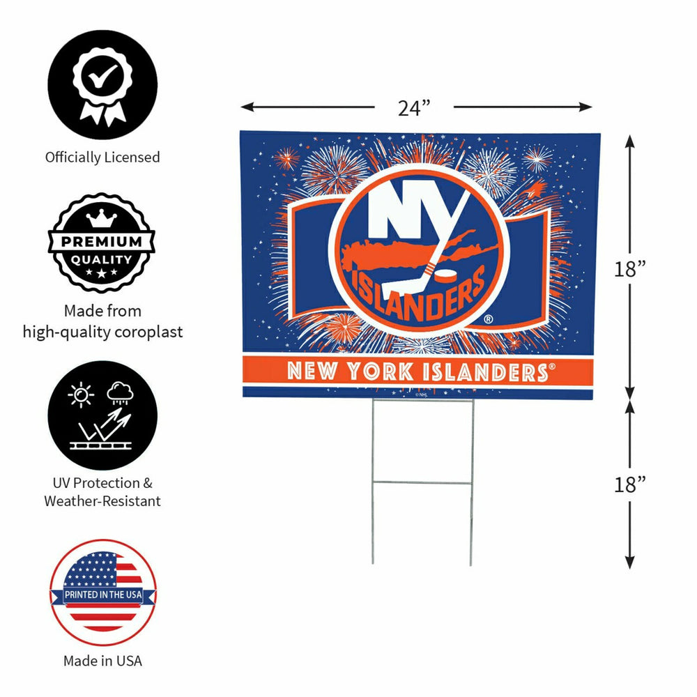 New York Islanders Yard Sign, Patriotic