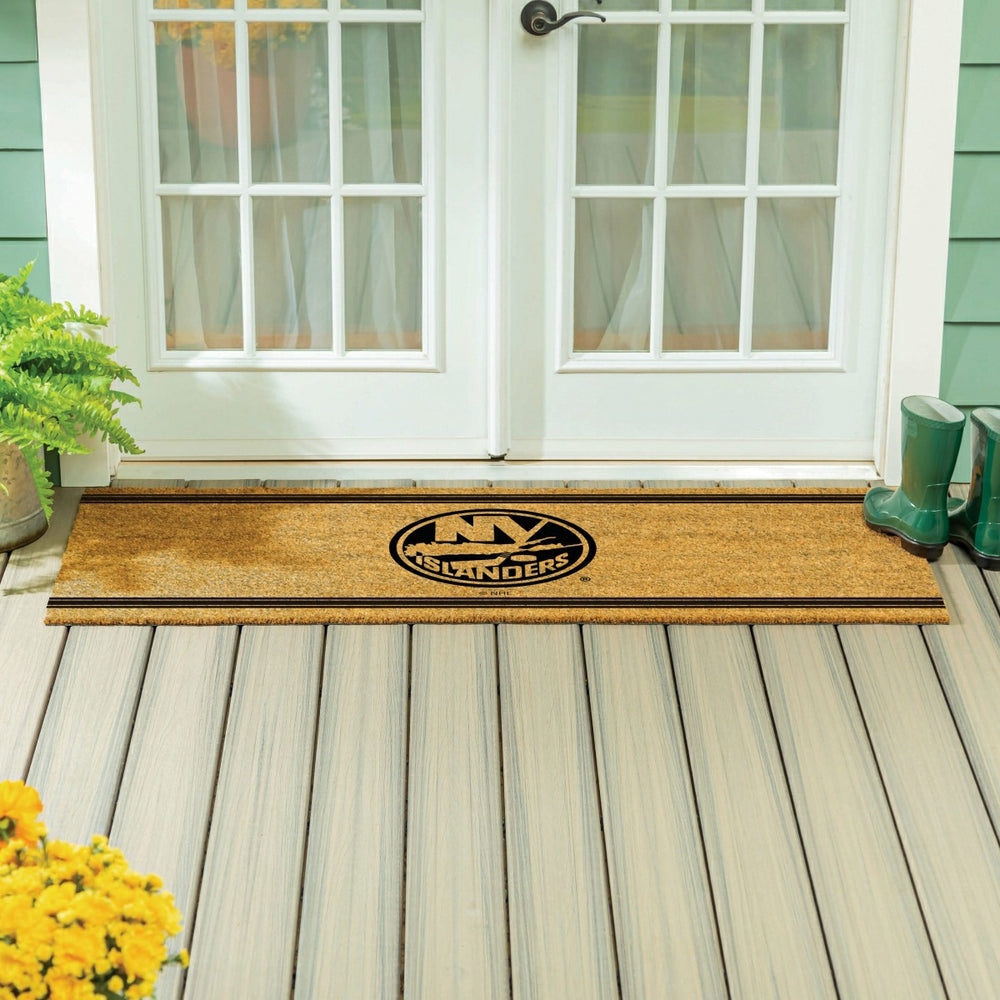 New York Islanders Extra Large One Color Coir Mat, 60"x24"