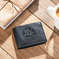 New York Islanders, Bi-Fold Wallet, Black