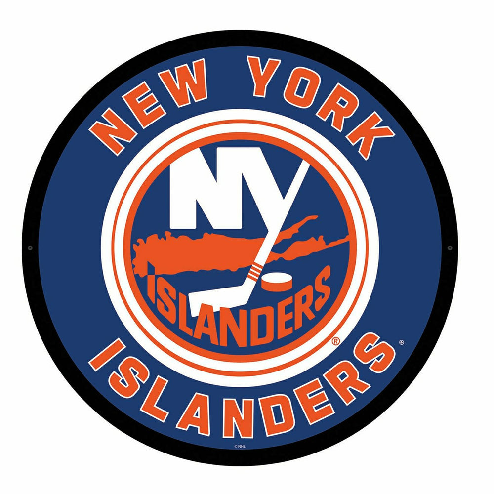 LED Wall Decor, Round, New York Islanders