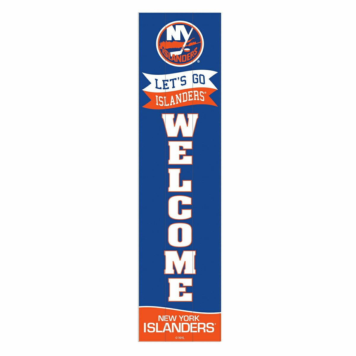 New York Islanders Large Single Sided Leaner, 46"