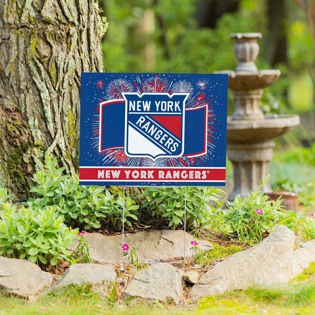 New York Rangers Yard Sign, Patriotic