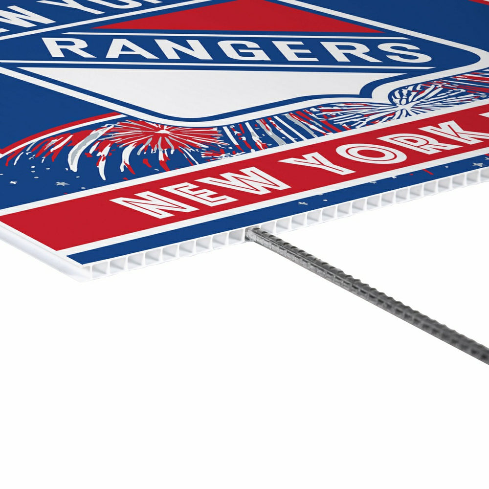 New York Rangers Yard Sign, Patriotic