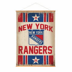 New York Rangers, Canvas Wall Tapestry, Large, 54x36