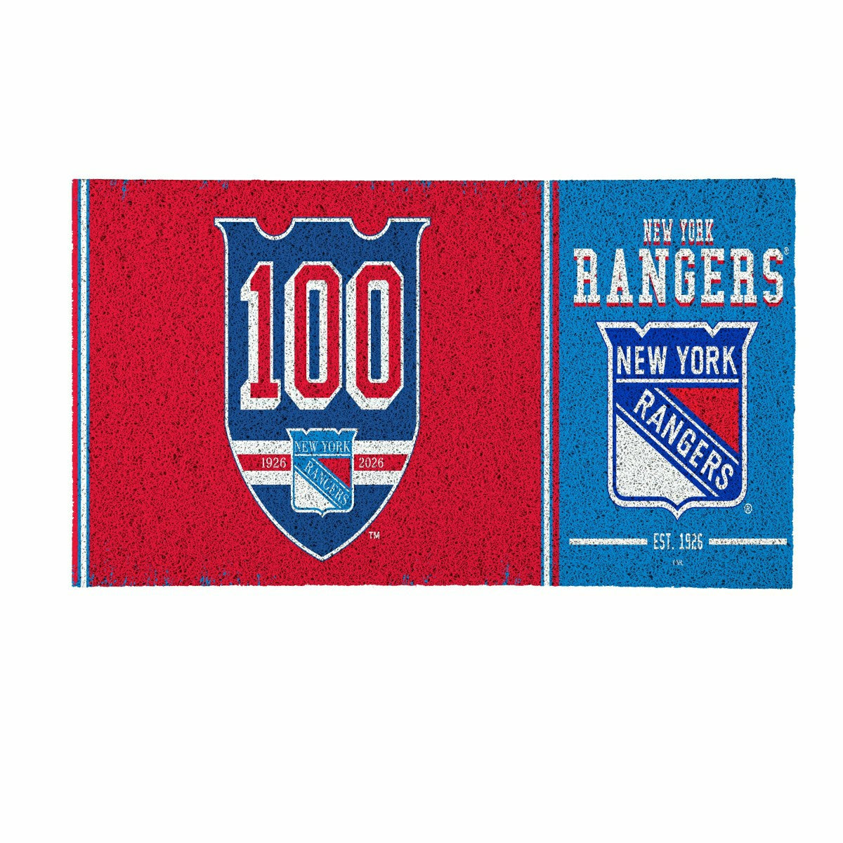 New York Rangers, 100 Anniversary Turf Mat, Color