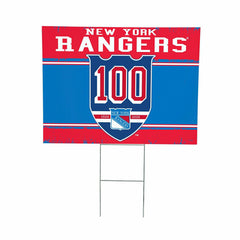 New York Rangers, 100 Anniversary Cororplast Yard Sign