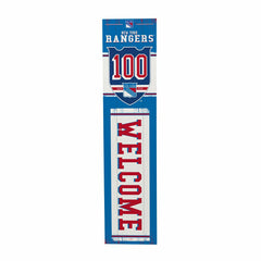 New York Rangers, 100 Anniversary Porch Leaner, 46"