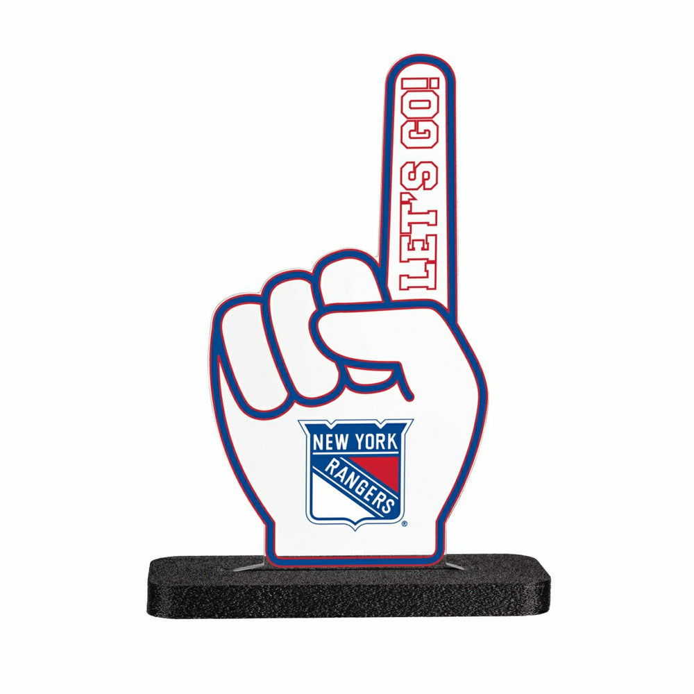 New York Rangers Hockey Foam Finger Desklite LED Decor