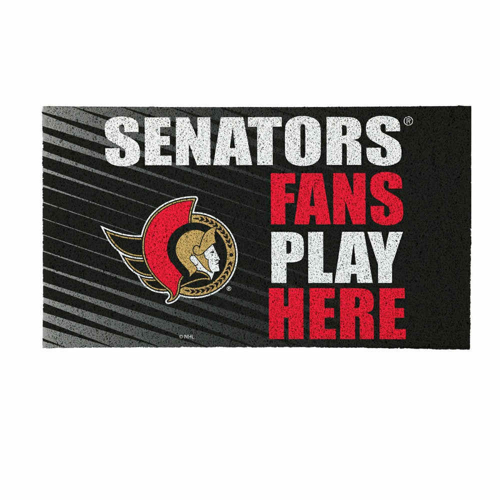 Ottawa Senators Fan Mat, 28"x16"