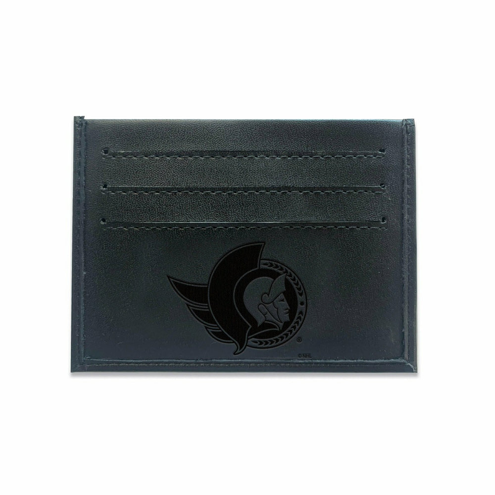 Front Pocket Wallet w/ RFID Blocking, Ottawa Senators, Black