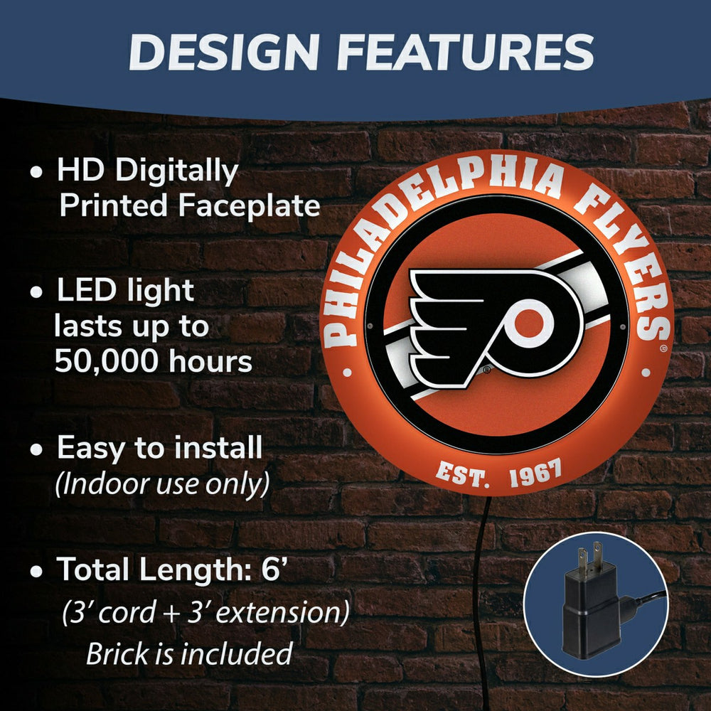 Philadelphia Flyers, Metal Lite, Round