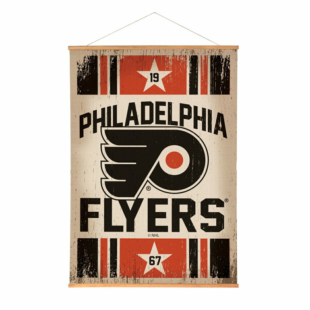 Philadelphia Flyers, Canvas Wall Tapestry, Large, 54x36