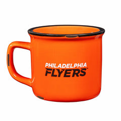 Philadelphia Flyers Ceramic Camp Cup with Enamel Finish, 14oz