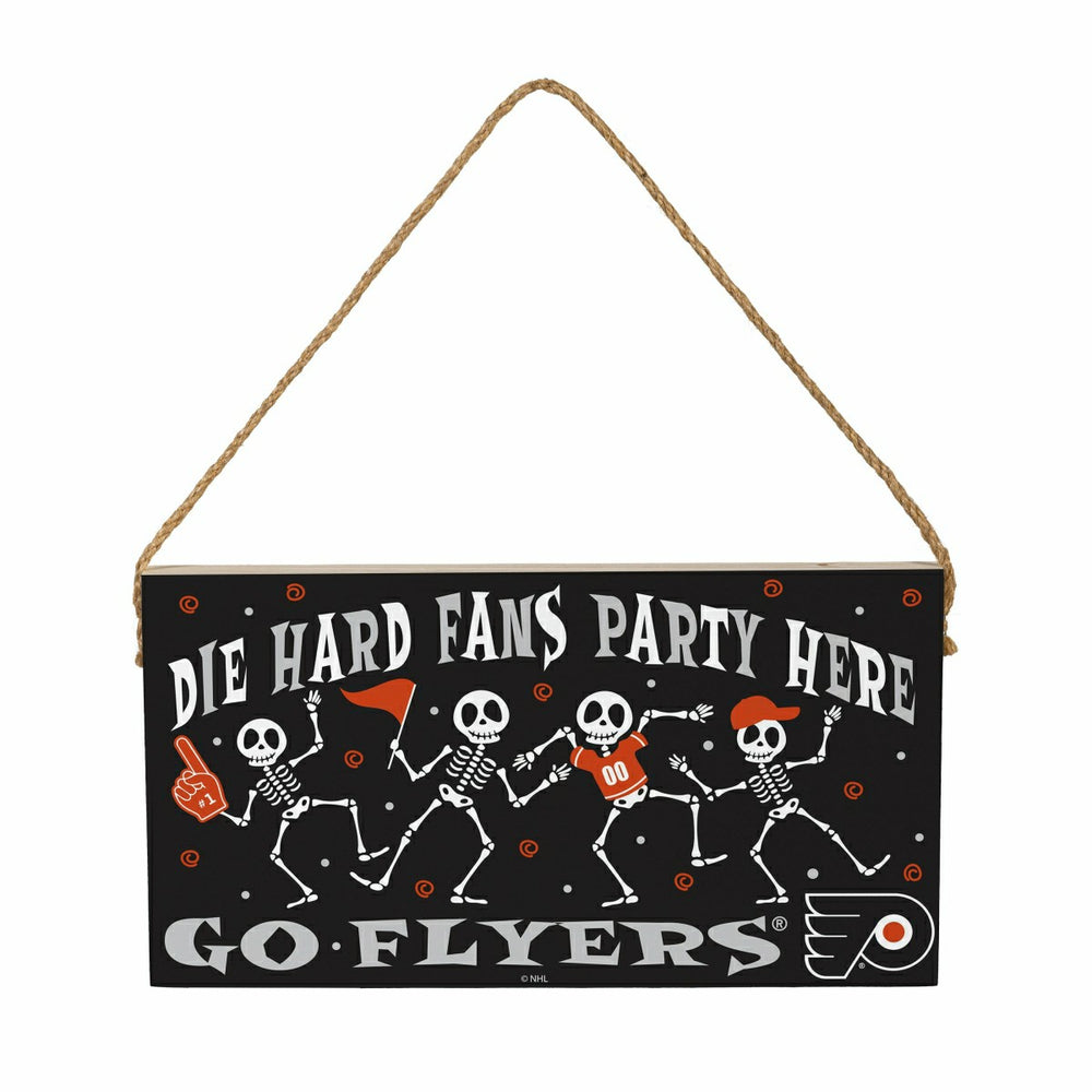 Philadelphia Flyers Halloween Wood Wall Sign, 6x11