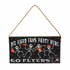 Philadelphia Flyers Halloween Wood Wall Sign, 6x11