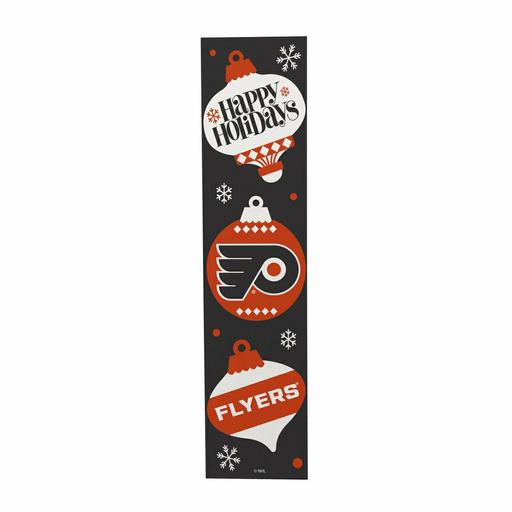 47" Double Sided Leaner, Philadelphia Flyers, Christmas