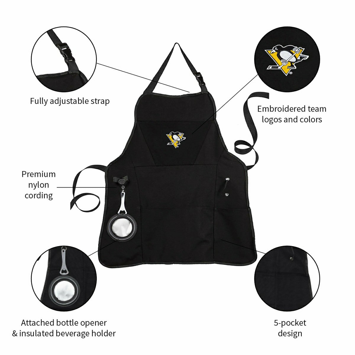 Pittsburgh Penguins Grilling Apron