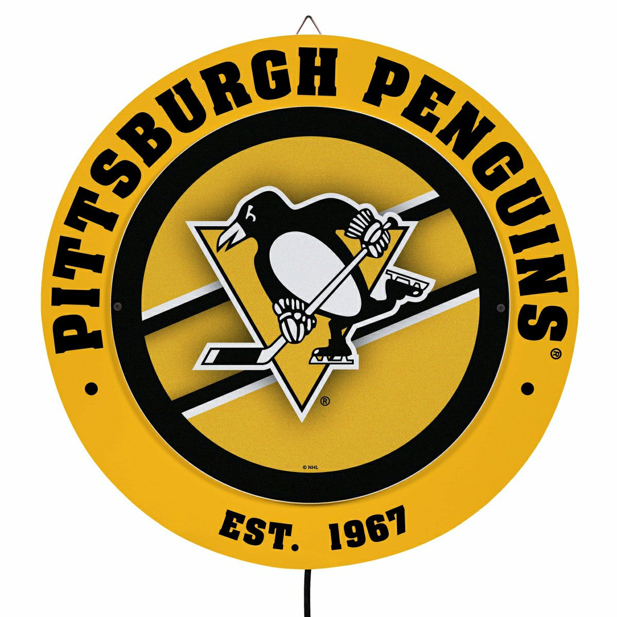 Pittsburgh Penguins, Metal Lite, Round