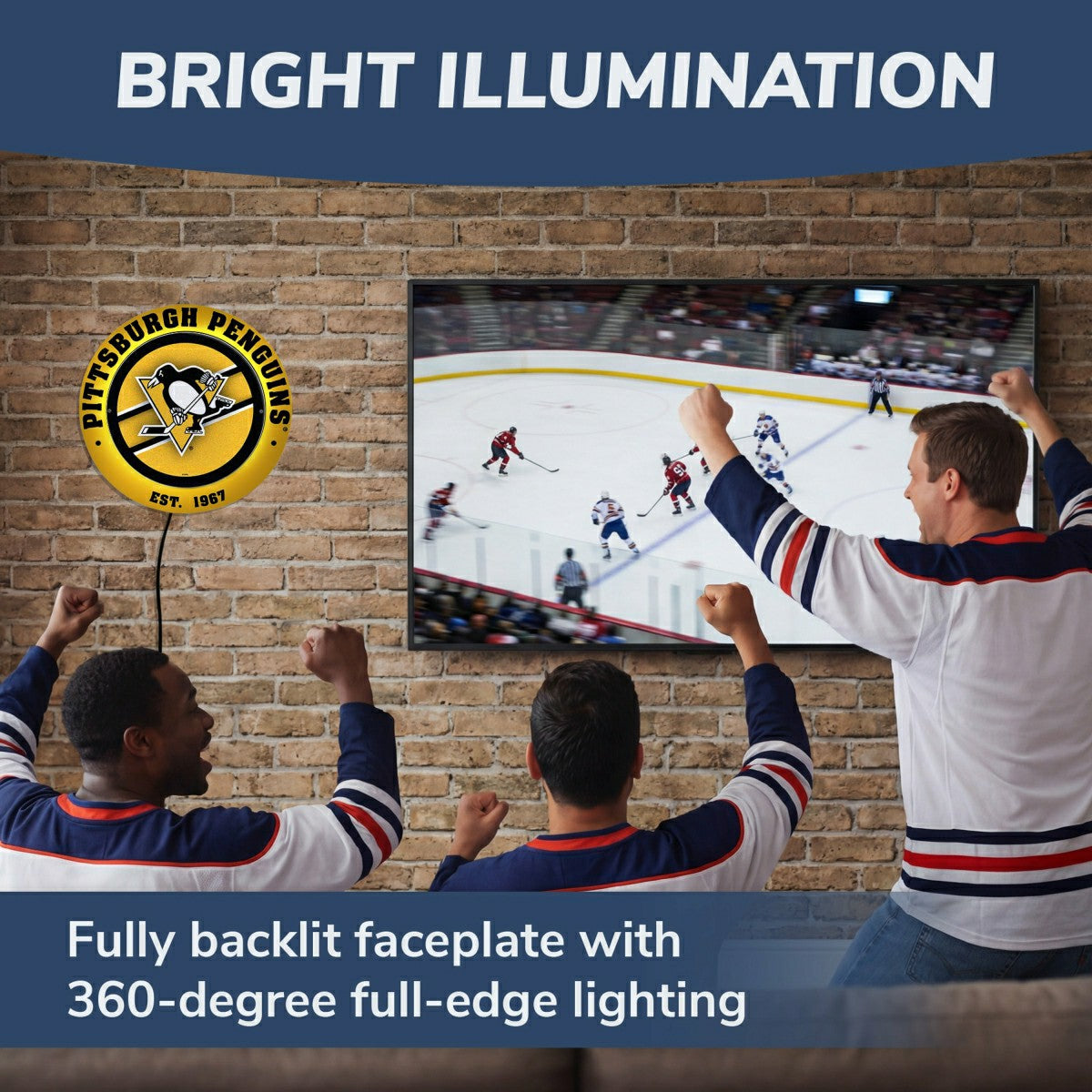 Pittsburgh Penguins, Metal Lite, Round