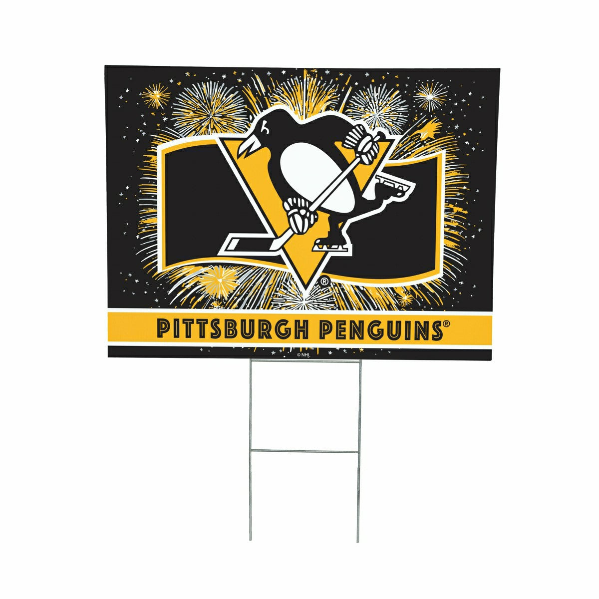 Pittsburgh Penguins Yard Sign, Patriotic