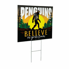 Pittsburgh Penguins Yard Sign, Bigfoot