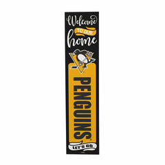 47" Double Sided Leaner, Pittsburgh Penguins, Halloween