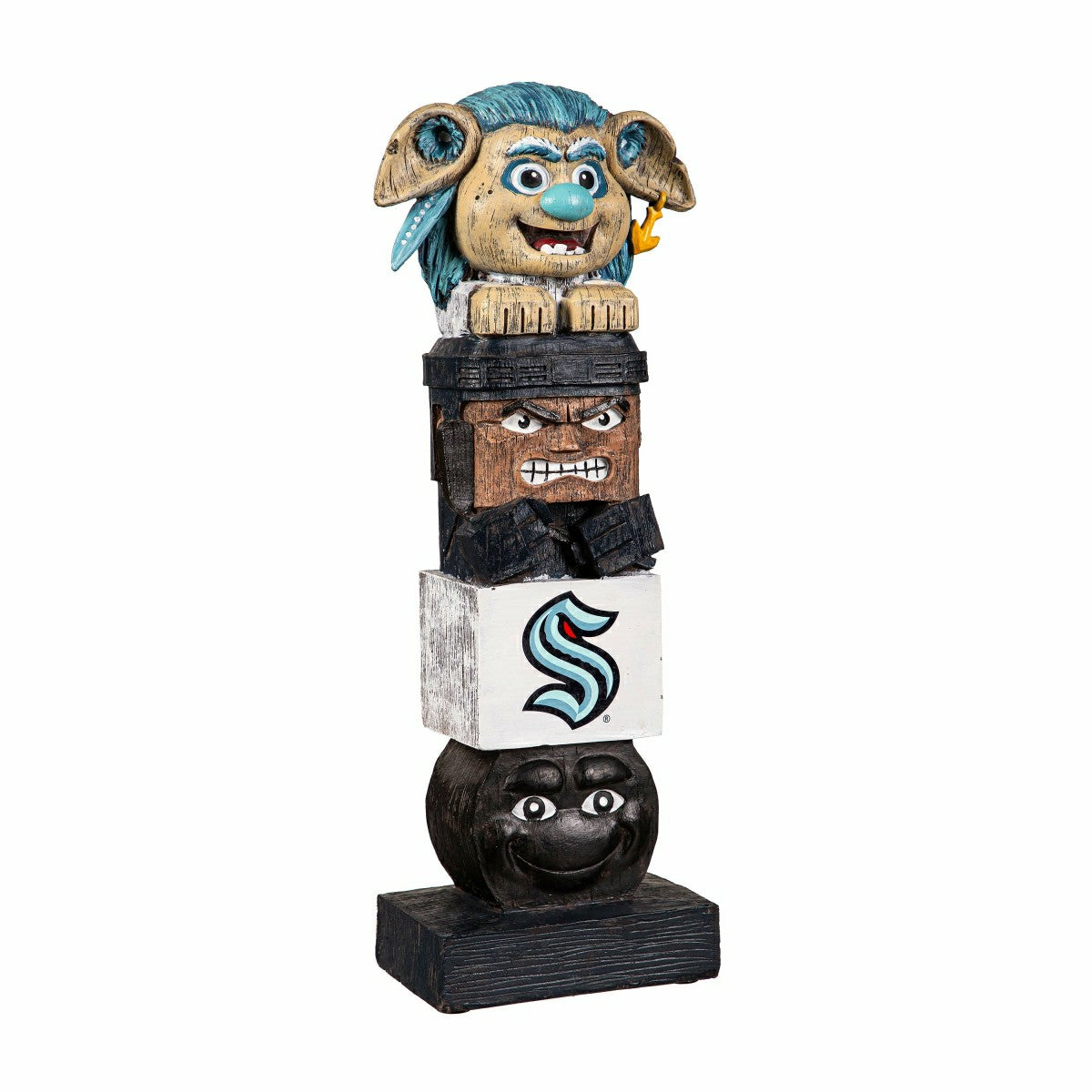 16" Seattle Kraken Mascot Tiki Totem Garden Statue