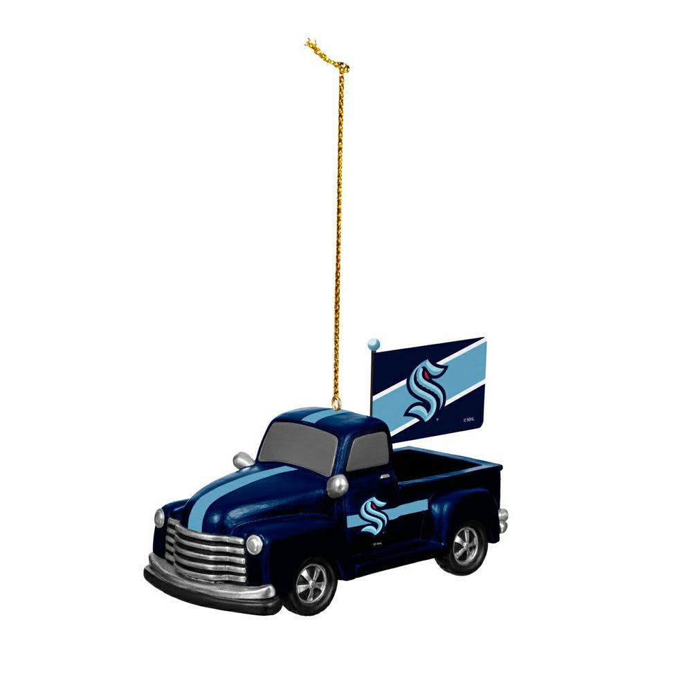 Seattle Kraken Rally Truck Ornament, Set of 2