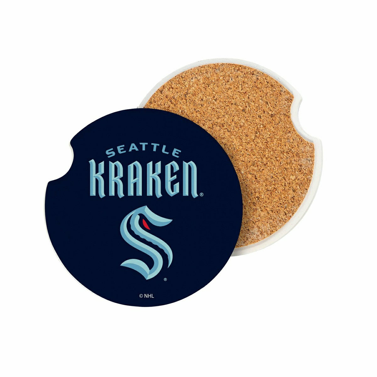 Seattle Kraken Car Coaster Set, 2pc