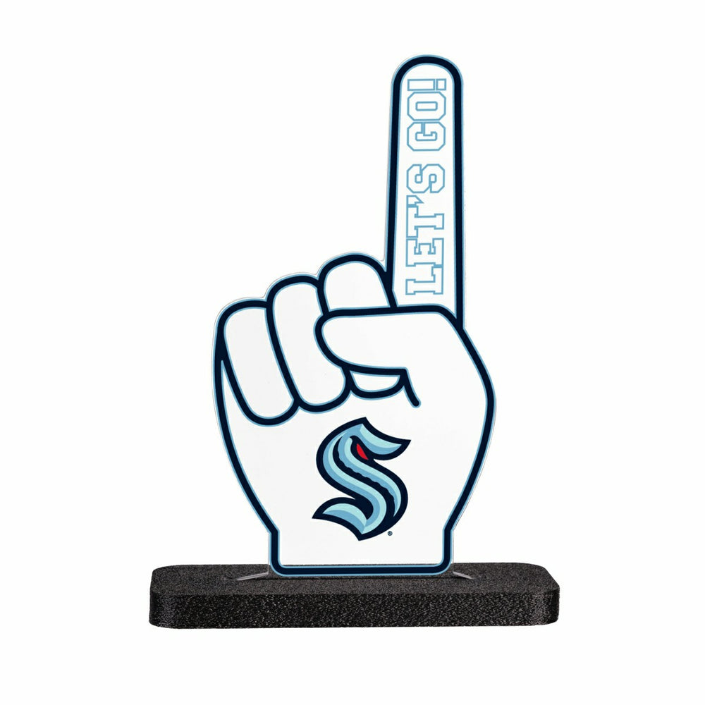 Seattle Kraken Hockey Foam Finger Desklite LED Decor