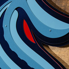 Seattle Kraken Premier Metal Wall Art
