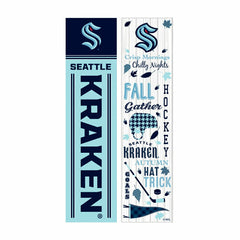 46" Double Sided Leaner, Seattle Kraken, Fall Seasonal