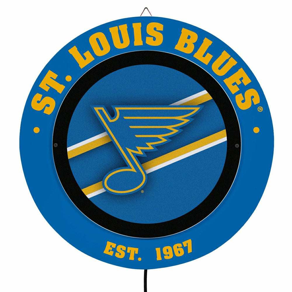 St Louis Blues, Metal Lite, Round