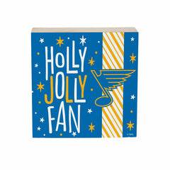 St Louis Blues Block, Holiday, 6x6