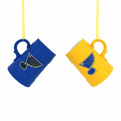 St Louis Blues Ceramic Mini Stein, 3oz, set of 2