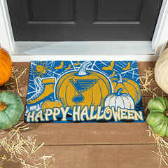 St Louis Blues Halloween PVC Mat, 28"x16"