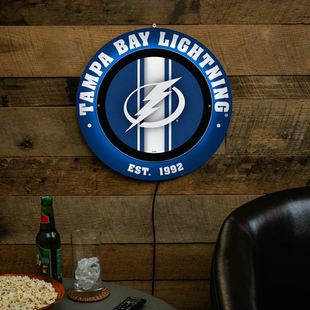 Tampa Bay Lightning, Metal Lite, Round