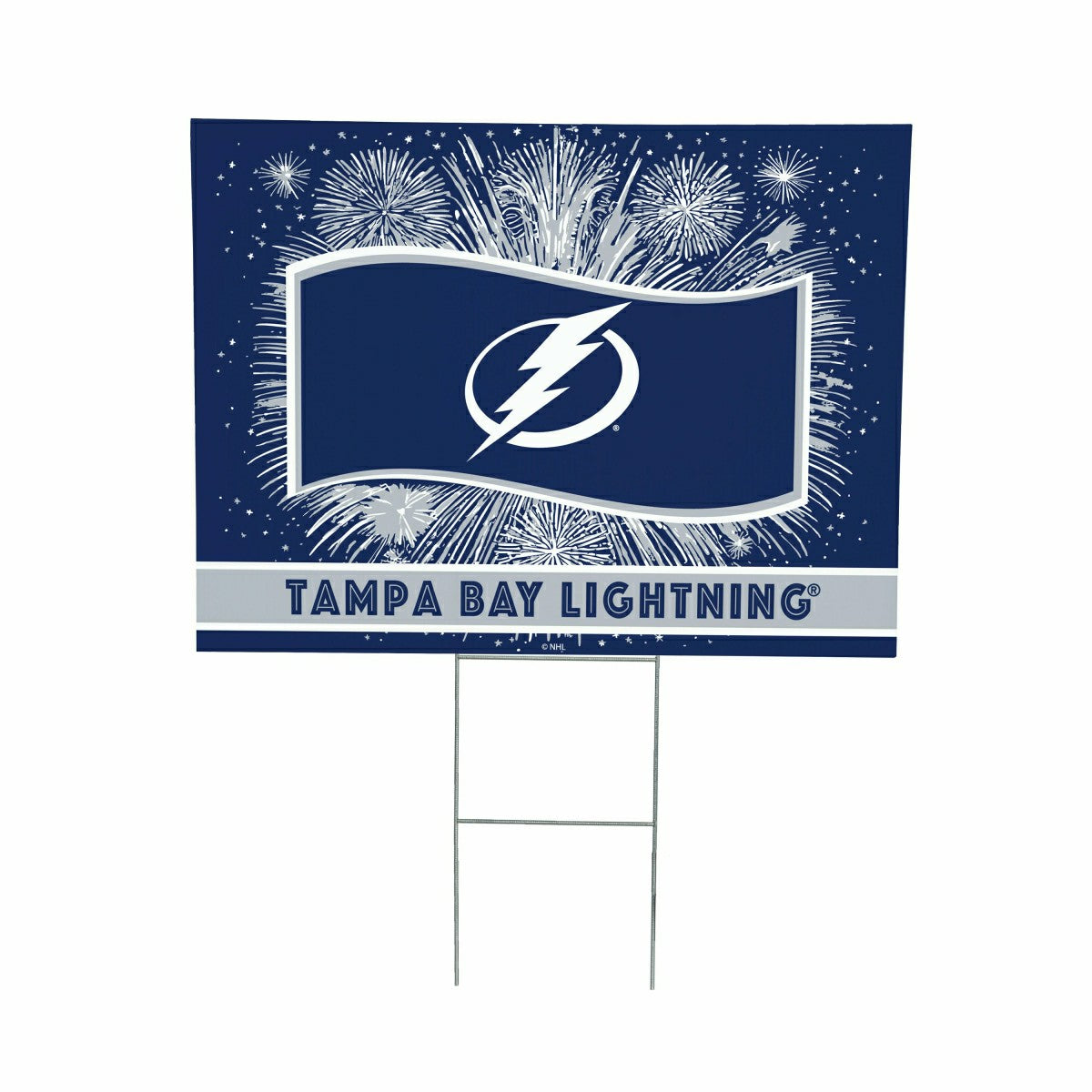 Tampa Bay Lightning Yard Sign, Patriotic