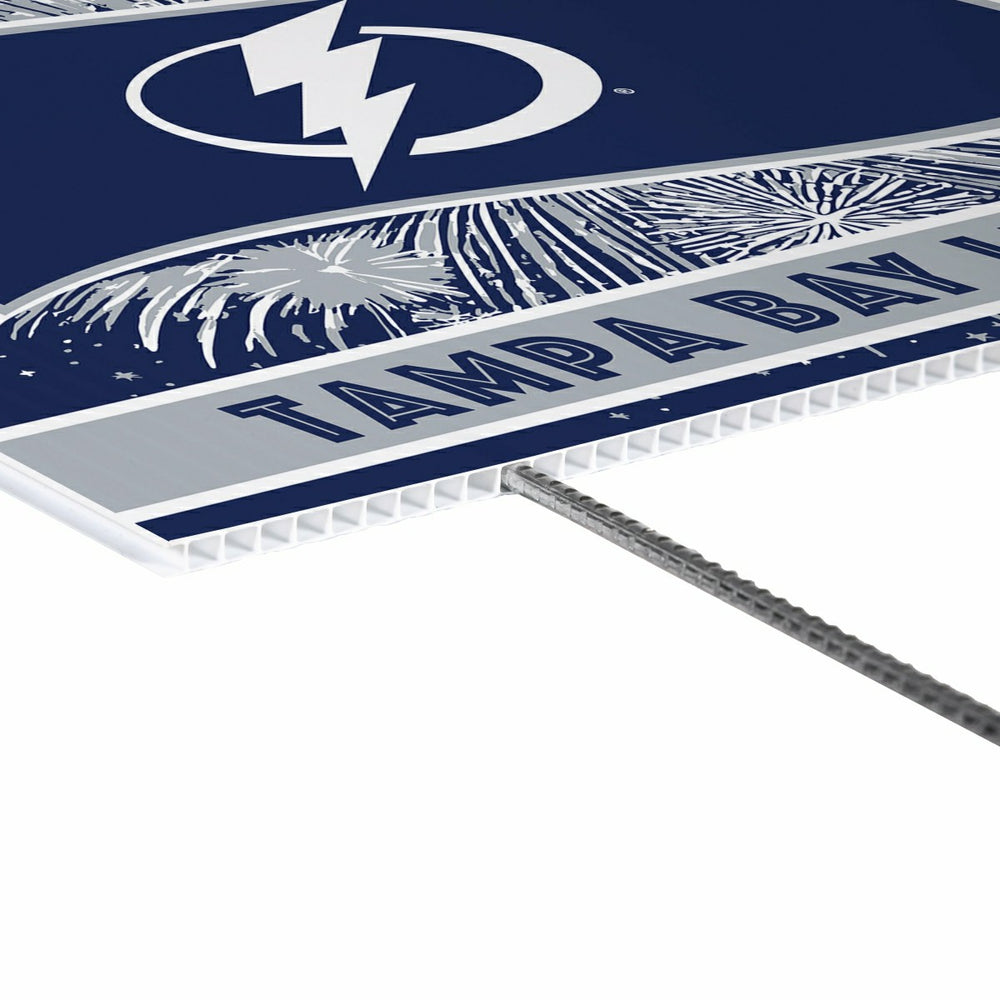 Tampa Bay Lightning Yard Sign, Patriotic
