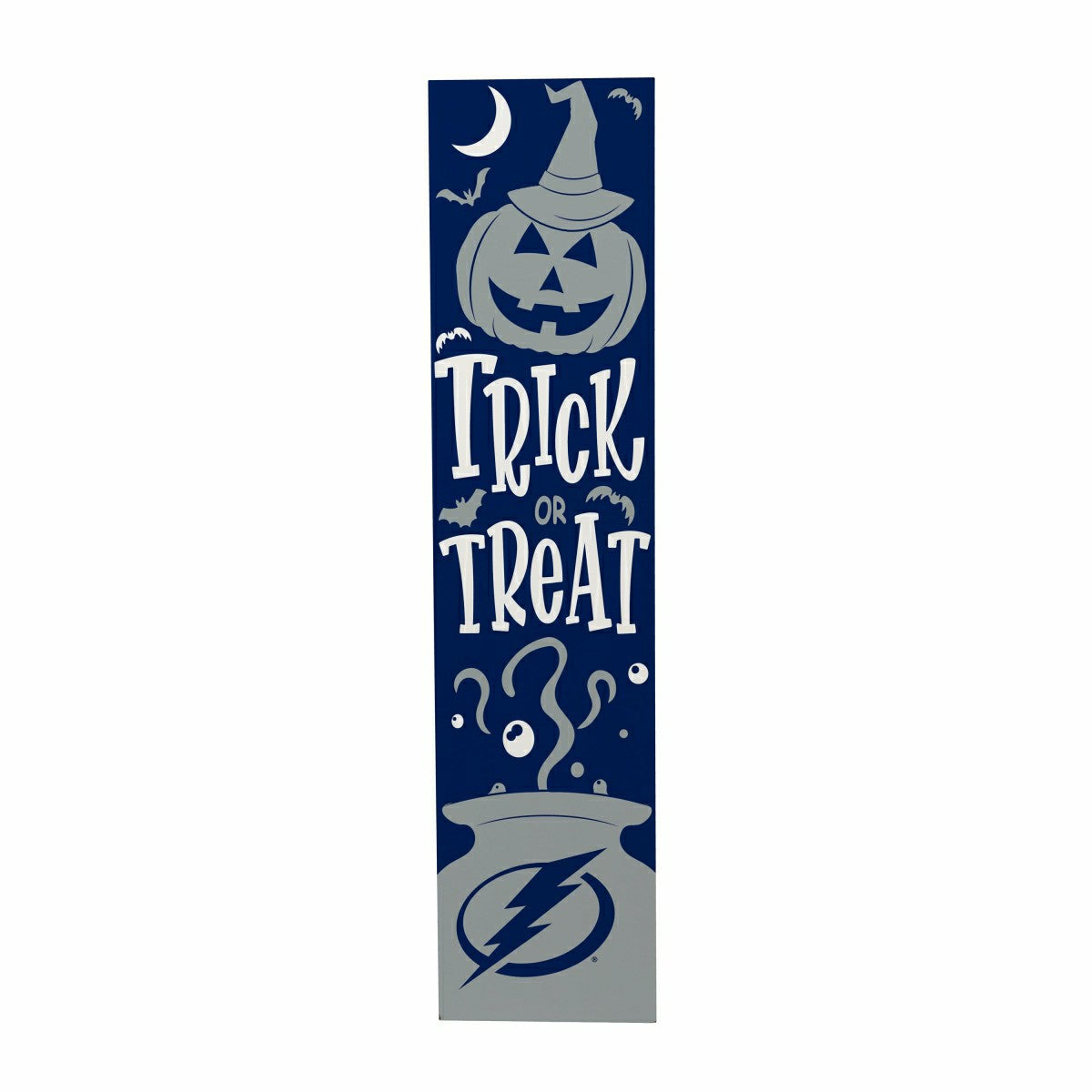 47" Double Sided Leaner, Tampa Bay Lightning, Halloween