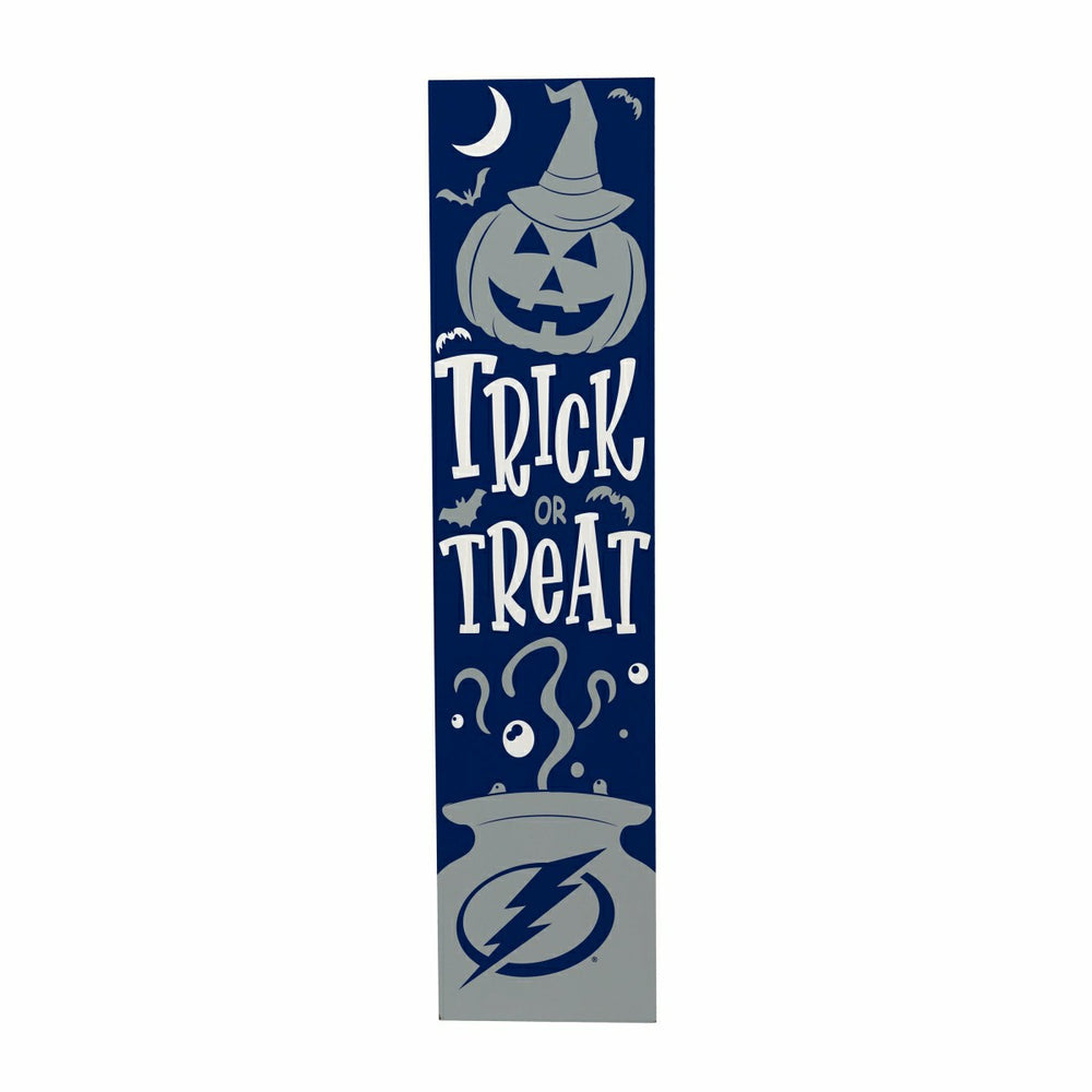 47" Double Sided Leaner, Tampa Bay Lightning, Halloween