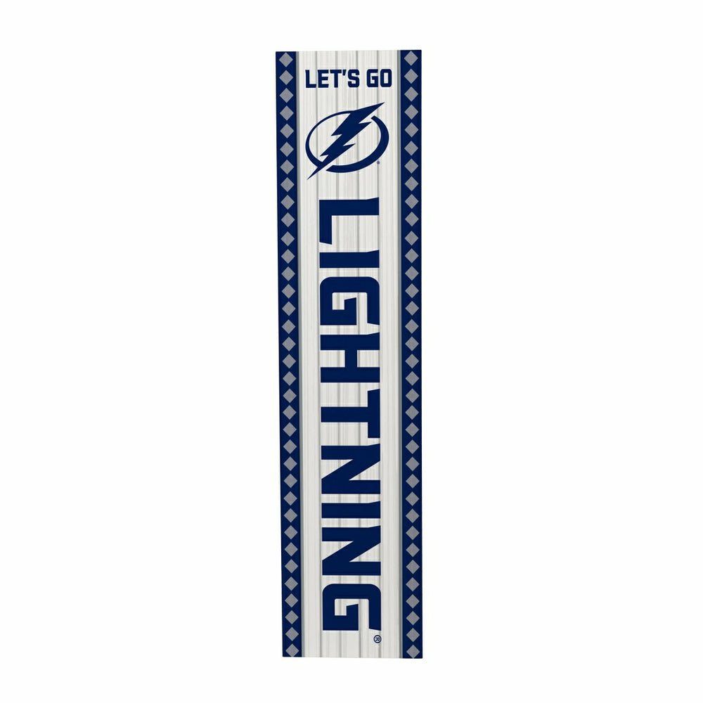 47" Double Sided Leaner, Tampa Bay Lightning, Christmas