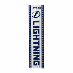 47" Double Sided Leaner, Tampa Bay Lightning, Christmas