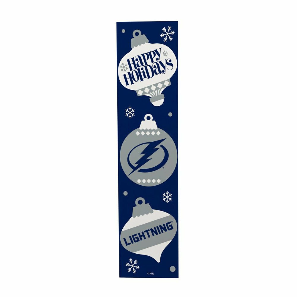47" Double Sided Leaner, Tampa Bay Lightning, Christmas