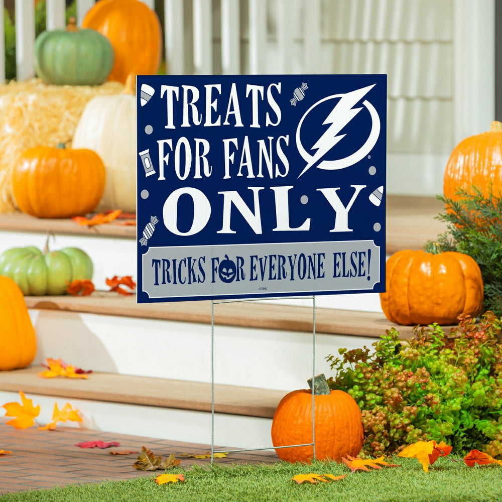Tampa Bay Lightning Yard Sign, Halloween Treats for Fans
